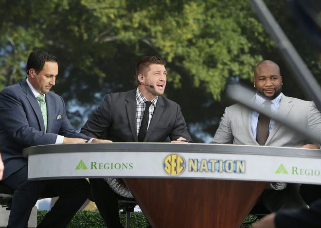 Tim Tebow on SEC Nation last year.