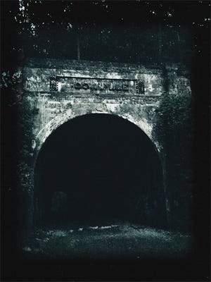 The exterior of Moonville Tunnel in Southern Ohio