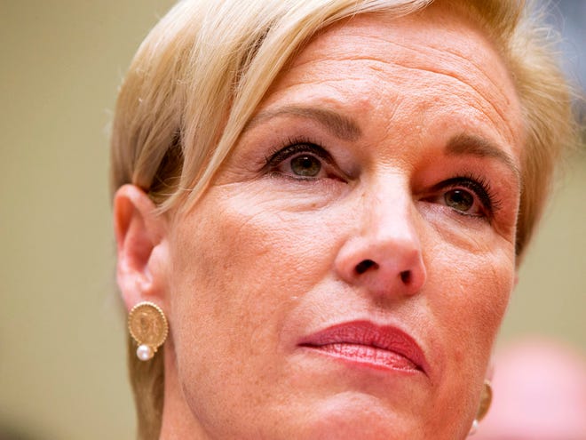 Planned Parenthood Federation of America President Cecile Richards listens to a question while testifying on Capitol Hill in Washington on Tuesday before the House Oversight and Government Reform Committee hearing on "Planned Parenthood's Taxpayer Funding."