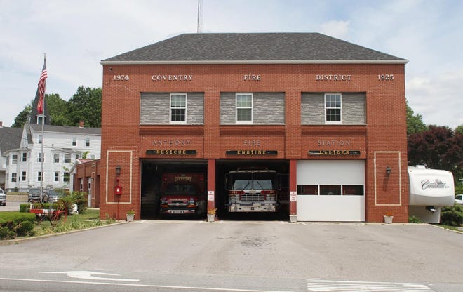The Coventry Fire District house on Route 117.