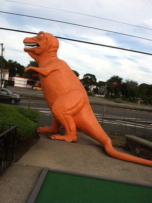 Route One Miniature Golf and Batting Cages — home of the famous orange dinosaur — will host a customer appreciation event Oct. 3 featuring 1950s admission prices as a thanks to its loyal customers. File photo