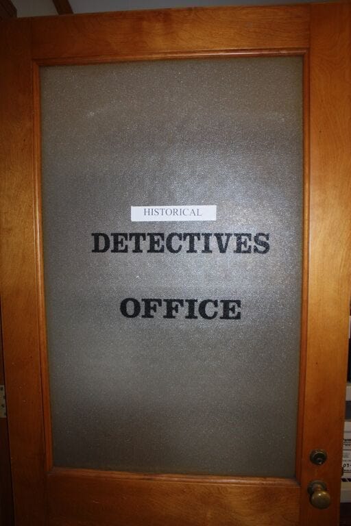 Film Noir Detective Office Door