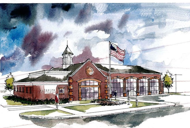The Randolph Town Councilapproved a $4.85 million borrowing on Monday, Sept. 28, 2015, to build a new North Randolph fire station at 952 N. Main St., the site of the former International House of Pancakes. It will replace the present fire station next door, which was built in 1951.