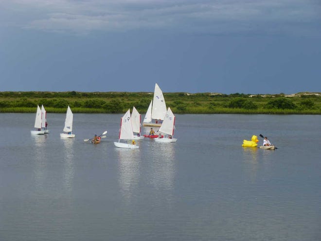 Rain couldn't deter the 20 sailers who particated in St. Augustine Yacht Club's 7th annual Ducky Derby fundraiser.