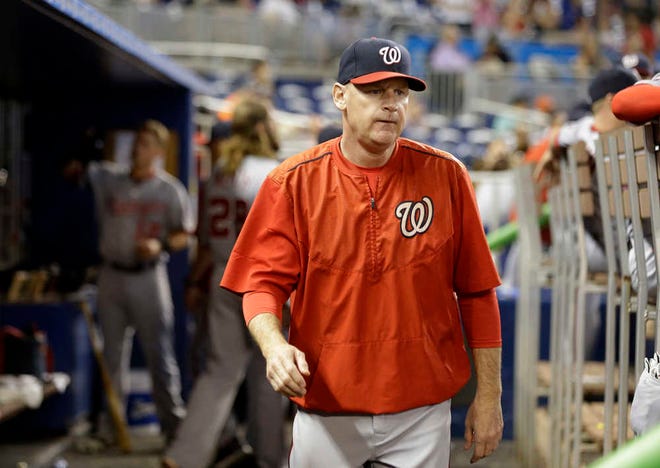 Washington Nationals manager Matt Williams and his coaching staff were fired Monday after a disappointing 2015 campaign. (AP Photo/Lynne Sladky)