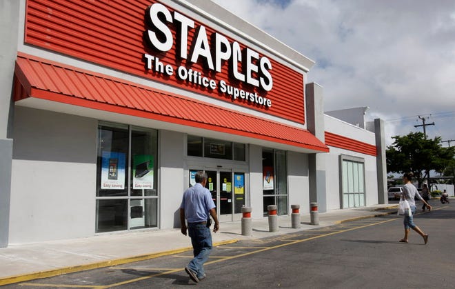 Staples was the first major retailer to release its Black Friday intentions. (AP Photo / Lynne Sladky, File)