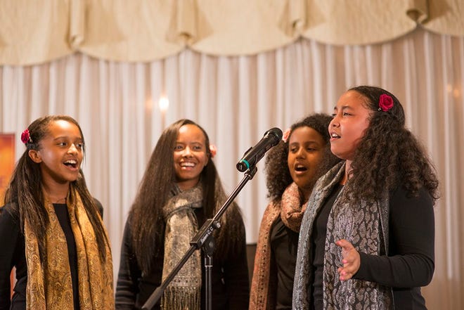 Young vocalists from the Lynn YMCA perform at the YMCA of North Shore's fundraising gala in Peabody. Courtesy Photo