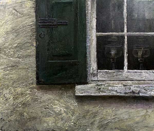 The oil on linen "Window" by Daniel Anthonisen is part of his exhibit "Lost Pilgrimage," Saturday through Nov. 1 at the Travis Gallery in New Hope.