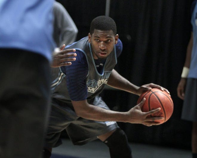 URI basketball Hassan Martin has lent his support to the "Get Off the Bench" campaign.