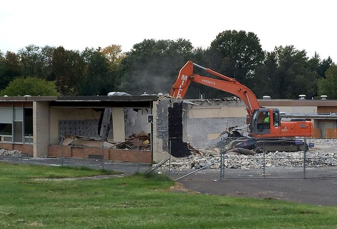 Demolition has begun on the former Hart Elementary School in Warminster.