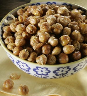 Chickpeas, like most beans, are loaded with protein and make a satisfying stand-in for meat. 

Kansas City Star