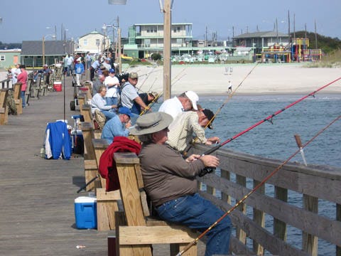 Fishing on an ocean pier in the fall can be a memorable experience for anglers who follow a few basic rules. Comfortable surroundings, amiable company and beautiful weather is a mixture that's hard to beat.