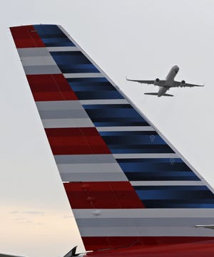 An American Airlines passenger plane takes off from Miami International Airport. U.S. airlines have ramped up an aggressive lobbying campaign, seeking government action to protect them from competition from foreign airlines, arguing those rivals can undercut ticket prices because of government subsidies and cheaper labor.

Alan Diaz/Associated Press file