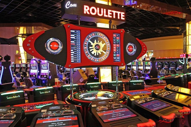 Inside the Plainridge, Mass. casino.