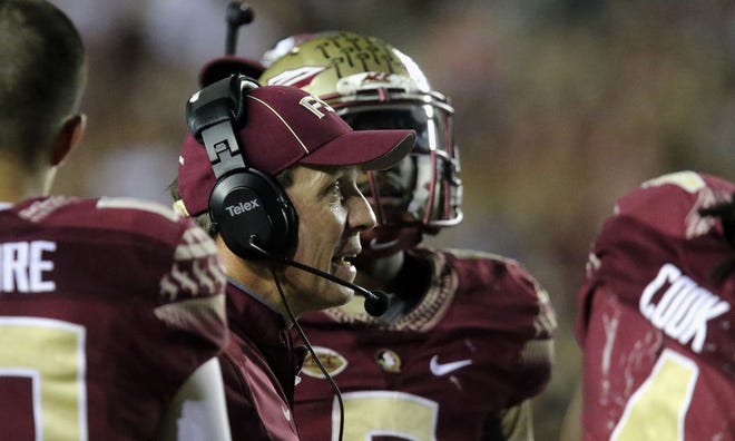 Florida State will try to keep its unbeaten mark intact against Louisville on Saturday at 11 a..m CDT.