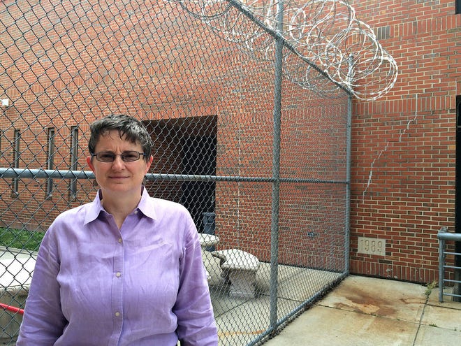 Burlington County Jail Warden Mildred Scholtz in June when she discussed plans to close the Correction and Work Release Center in Pemberton Township.