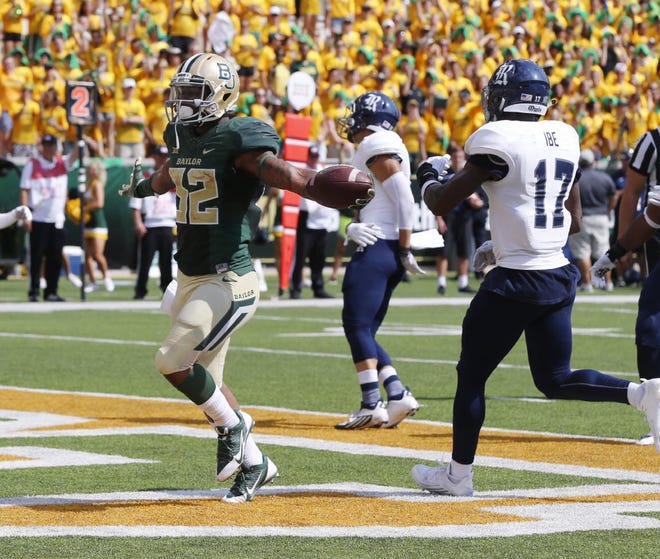 Baylor's game-by-game point totals this season: 56, 66, 70, 63, 66 and 62