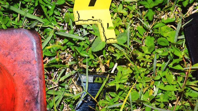 Photograph of a gun police say Corey Jones bought three days before he was shot and killed by a Palm Beach Gardens police officer. (Photo courtesy Palm Beach County Sheriff's Office)
