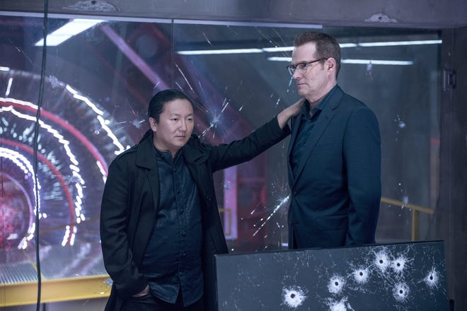 Fan favorite Masi Oka returns in the role of Hiro Nakamura, left, with Jack Coleman as Noah Bennet in “Heroes Reborn” on NBC. 

NBC