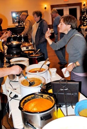 Kara Plank of South Berwick tastes one of the many delicious soups served at the annual South Berwick Soup Supper. This year's soup supper will be 5 to 7 p.m. Wednesday, Nov. 4, at Spring Hill Restaurant. Go to sobocentral.org.
Courtesy photo