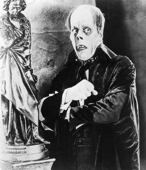 A family-friendly Halloween organ recital at Church of St. John the Evangelist in Newport on Saturday will feature works by Bach and accompany the screening of the 1925 silent horror film "The Phantom of the Opera," starring Lon Chaney.