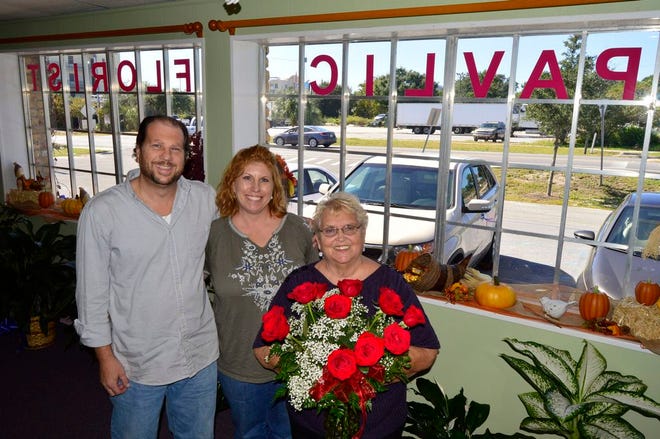 Loren Page, Michele Kinlock and Rebecca Pavlic Edge are the heart behind Pavlic’s Florist & Gifts, the original florist shop in Destin.