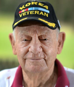Korean War veteran Ted Rybicki is seen at his Lynn Haven home. His father, Paul Rybicki, served in World War I, brothers Florian and Ralph Rybicki served in World War II and brother Benjamin Rybicki also served in the Korean War.