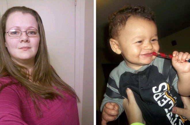 Christina M. Russin and her son, Noah Roberts. Submitted Photos