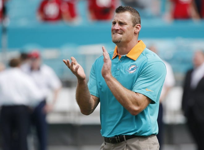 New coach Dan Campbell has led the Dolphins to two straight wins.