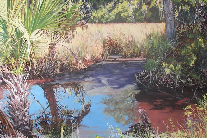 Hope Barton's paintings will be on display at Amistad during the Nov. 6 First Friday Art Walk.