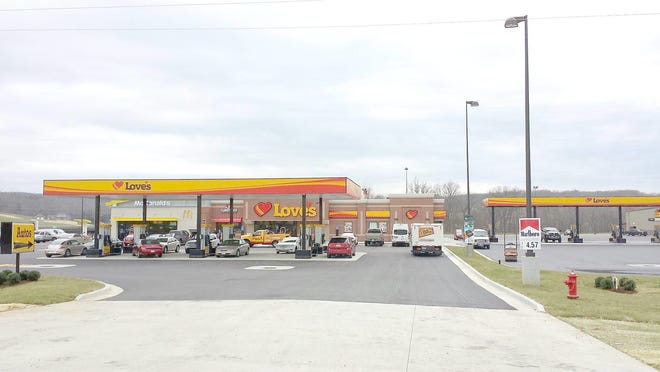 The Love's Travel Stop in Bloomsdale, Mo, is very similar in design to the one planned in Holland Township. Sentinel File.
