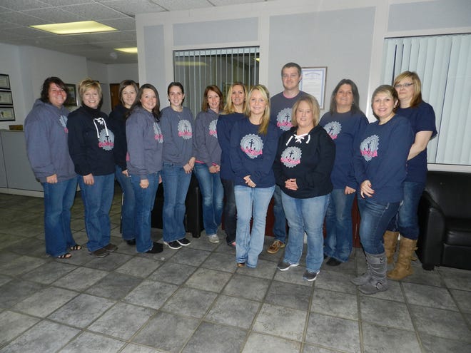 Soo Co-Op Credit Union’s main branch in Sault Ste. Marie dressed down to showing its support for Lake Superior State University’s Pink in the Rink today. The financial institution is one of several local businesses that are promoting Saturday’s event.