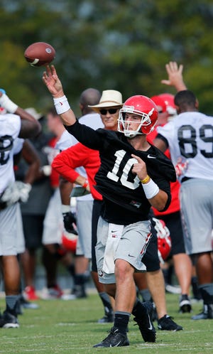 Georgia quarterback Faton Bauta is expected to start Saturday against Florida. That Georgia coach Mark Richt made a decision to switch QBs matters.