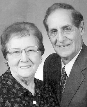 Johnny and Frankie Loretta Holt of Mulberry will celebrate their 60th wedding anniversary Saturday, Nov. 7 with a reception at their home, 7716 Old Graphic Road, from 1 to 5 p.m. They were married Nov. 1, 1955, in Ozark by the Rev. Henry Goode. Mrs. Holt is the former Frankie Young of Mulberry and is a retired library media specialist for the North Little Rock School District. Mr. Holt is a Mulberry native and is retired from the Air Force. They have two sons, Johnny D. Holt II of North Little Rock and Thomas F. Holt of Dallas. They request no gifts.