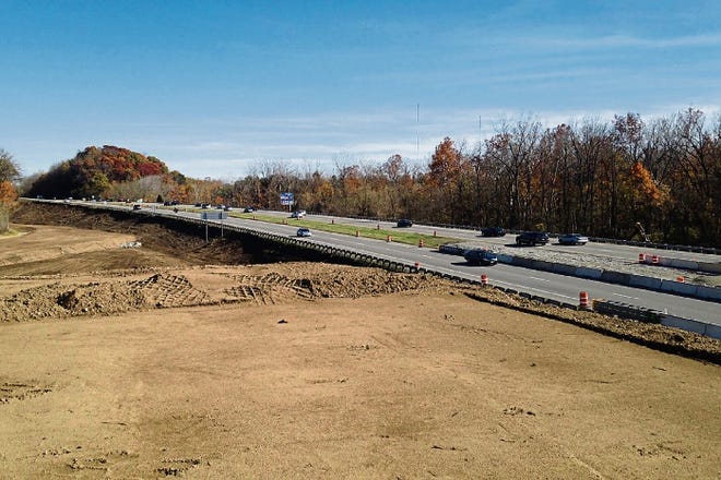 Work to be finished by next fall along Rt. 16 will replace a traffic light with a new Cherry Valley Road overpass.