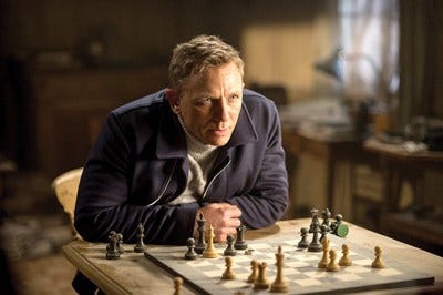Susie Allnutt/Metro-Goldwyn-Mayer Pictures/Columbia Pictures/EON Productions via AP Daniel Craig appears in a scene from the James Bond film“Spectre.”