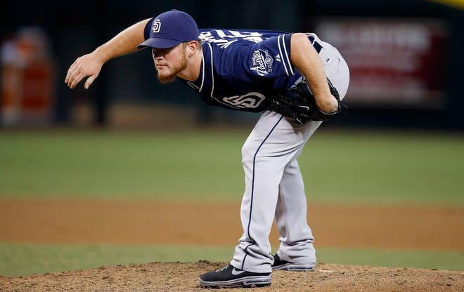 The Padres might be willing to part with dynamite reliever Craig Kimbrel if he is packaged with one of San Diego's less desirable veteran players.