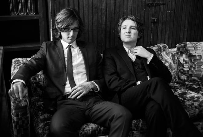 Joey Ryan, left, and Kenneth Pattengale are the Milk Carton Kids. (Megan Baker)