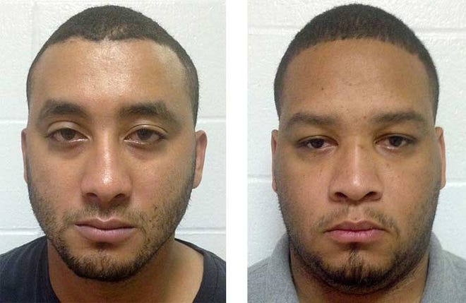 Marshals Norris Greenhouse Jr., left, and Derrick Stafford face charges of second-degree murder and attempted second-degree murder.