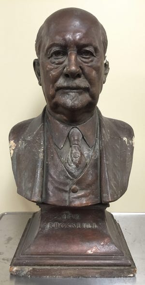 The Haggin Museum's bust of F.W. Ruckstull. He used to be somebody. COURTESY THE HAGGIN MUSEUM
