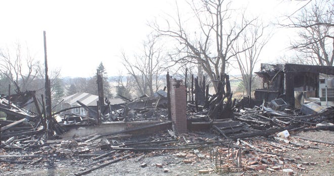 The Toulon home of Richard Petty was destroyed by fire Wednesday night.