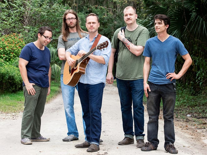 The band Hedges, with singer/guitarist Jason Hedges, center, will play Loosey's on Sunday.