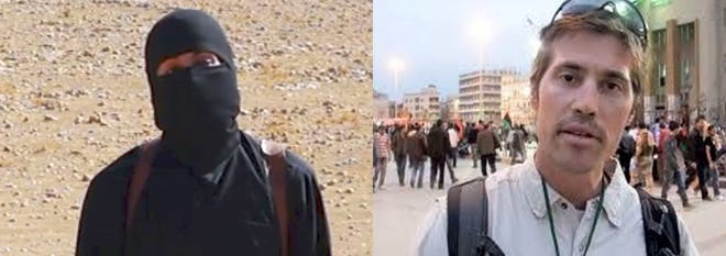 U.S. airstrikes on Thursday targeted "Jihadi John," the Islamic State extremist who killed journalist James Foley, whose family is from Rochester. U.S. intelligence officials are reasonably certain Jihadi John was killed. Photos/AP and file