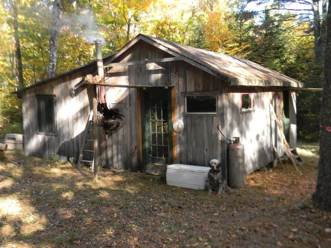 Randy Julius' hunting camp/cabin in Maine.