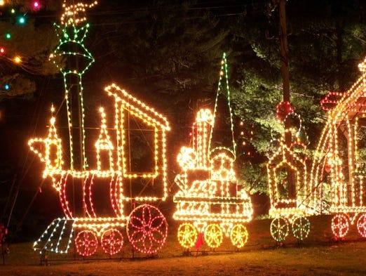Edaville USA, in Carver, Massachusetts, opens its annual display of holiday lights on Friday, Nov. 20.
