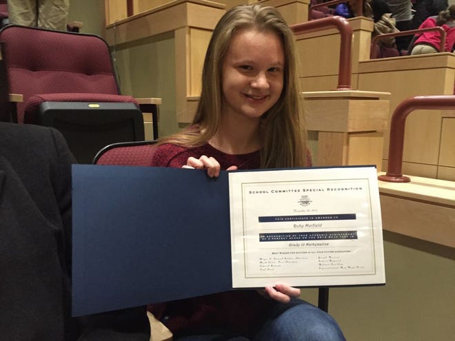 Ruby Murfield, who is now a junior at B.M.C. Durfee High School, achieved seven perfect MCAS scores throughout her academic career in the Fall River Public Schools.