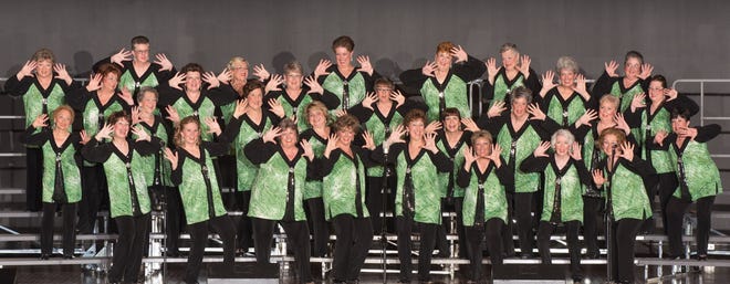 The Evergreen Chorus, a chapter of Sweet Adelines International based in Poughkeepsie, will perform at the Harness Racing Museum & Hall of Fame’s annual Holiday Concert. Photo provided