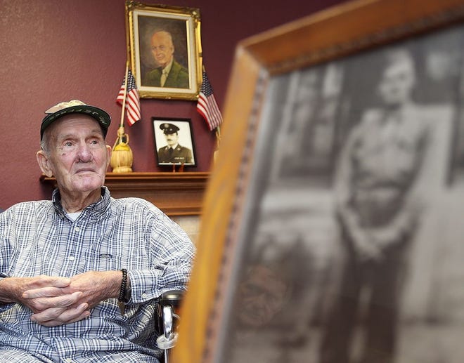 World War II veteran Grady Jeffres lives at the Clifford Chester Sims State Veterans Nursing Home in Springfield.