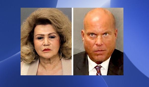 Claire Risoldi, the Buckingham woman who faces charges in an alleged multimillion-dollar insurance fraud scheme, and Mark Goldman, of Wayne, a family friend and private investigator, were accused of attempting to intimidate a witness in the case.