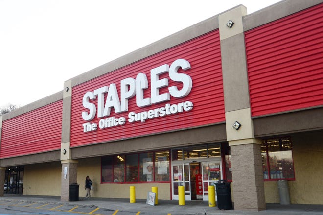 The Pennsylvania Attorney General is fighting the merger of Staples and Office Max. This is the Staples store in Center Township.